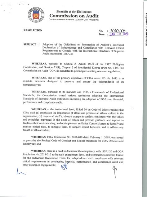 RESOLUTION NO. 003 Series .